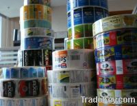 Sell Customized Printed Roll Stickers supplier