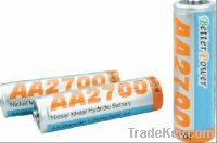 Sell AA2700 Ni-Mh rechargeable battery cell