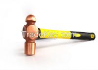 Sell Red Copper Ball Pein Hammer , Non sparking Safety Tools