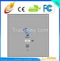 Hot sales Smart Wifi Socket with 3G USB LAN/ WAN port, USB Wall Charger Wholesale Gold color CE OEM