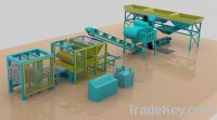 QTY4-15 fly ash bricks machine