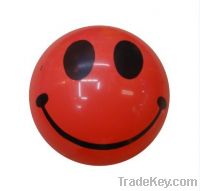 toy PVC balls , inflatable beach ball toy, plastic promotional smileball