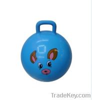 toy PVC balls , promotional Quadrate handle Jumping ball