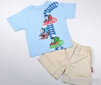 boy's cartoom THOMAS clothing set