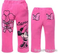 Upset trousers, warm winter, girls pants