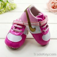 Sell 2013 Baby baby shoes, toddler shoes, soft bottom shoes pink pu shoes