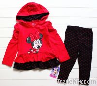 Sell hoodies set cartoon minnie design