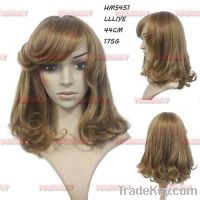 Sell  HMS451+Factory high quality synthetic heat resistant wigs for wh