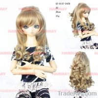 Sell GZ-0137+Top quality heat resistant blonde doll wig