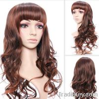 Sell CH20+Top quality medium length dark brown wig