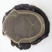 human hair toupee for men+HHW-036