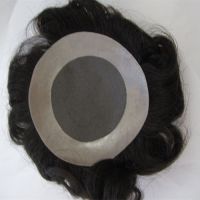 Indian hair men toupee+HHW-039