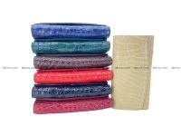 Crocodile skin wallet for women