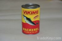 Sell canned mackerel in natural oil