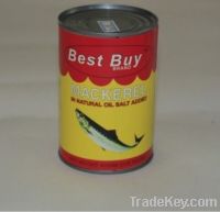 Sell canned mackerel in natural oil