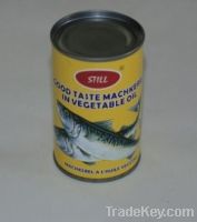 Sell canned mackerel in natural oil