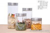Sell glass storage jars with metal lids