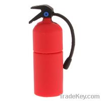 Sell pvc  red fire extinguisher shape usb memory stick