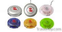 Sell Round shape 3 Ports webkey HUB with custom logo for ad