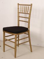 gold chivari chair, wooden chiavari chair