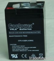 Sell  6V4ah lead-acid battery