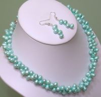 Sell  freshwater pearls necklace earring