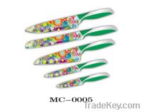 Sell color knife/Non-stick knife set