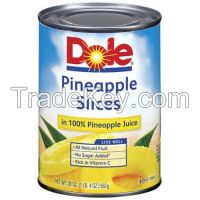 Hot Sale: Pineapple Slices in 100% Pineapple Juce