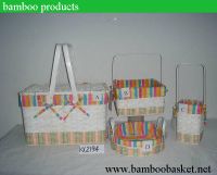 bamboo basket business gift