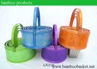 bamboo basket wholesale made in China