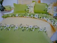 Sell Bed set with 4 pcs cotton printing in twill 30s