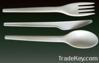 Sell compostable disposable corn starch cutlery