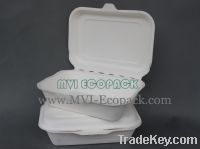 Sell biodegradable hinged lid food clamshell container