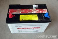 Sell N70Z dry charged car batteries
