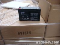 Sell AGM Sealed lead acid battery 6V12AH