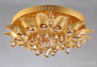 Sell special design Gold color Crystal ceiling Light
