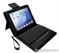 Sell ABS PU Leather Bluetooth Keyboard Case/Stand for iPad2/New iPad (