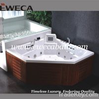 Sell for Luxury Acrylic Whirlpool Jet Massage Bathtub with TV (EW2005B)