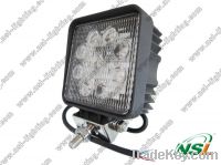 square 27w led driving light