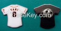 Customized Printing lapel pin, football team clothes lapel pin