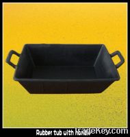 17L rubber carton, rubber box, rubber tank