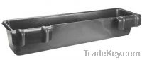 50L heavy duty big black cow drinking trough with strong hook