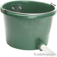 plastic calf pail, horse feeder, calf feed bucket with nipple