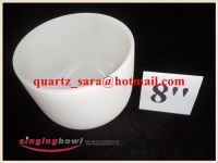 China High Purity 99.9% Frosted Crystal Singing Bowls for Sale