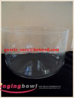 Buddhist Singing Bowl Made of Pure Crystal