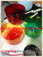 Wholesale Colored Chakra Quartz Singing Bowl