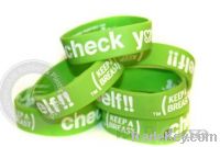 1 inch embossed monster silicone wristbands , silicone watch bracelet ,