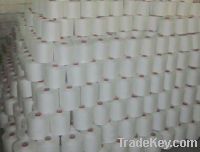 sellspun polyester yarn sewing thread raw white