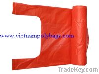 sell t-shirt plastic bag on roll - vietnampolybags.com