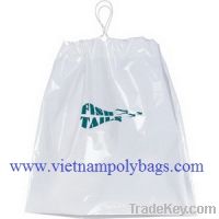 Sell drawstring carrier plastic bag